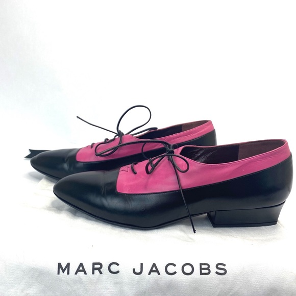 Marc Jacobs Shoes - Marc Jacobs Pink and Black Oxford Shoes